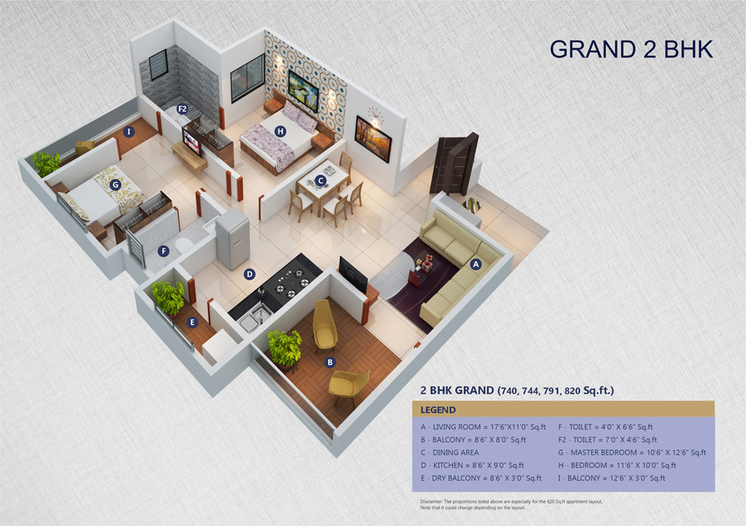 grand 2bhk